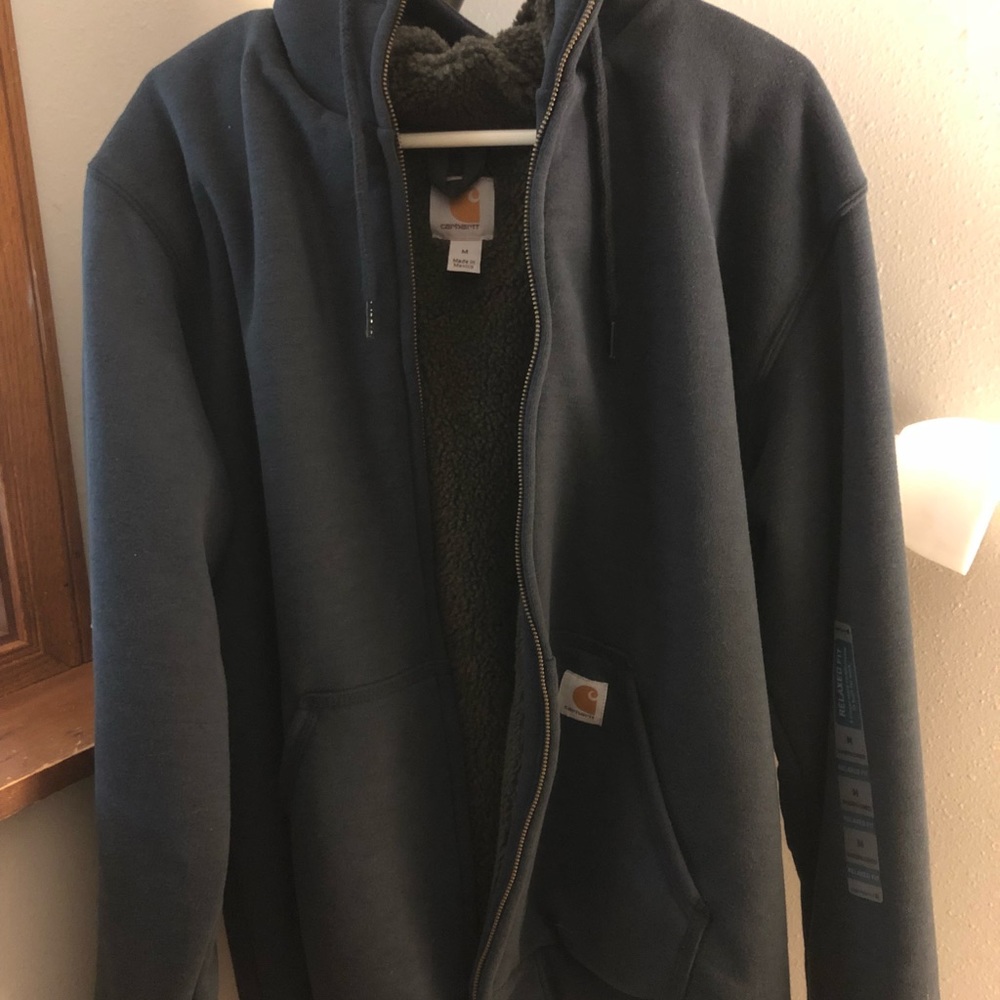 Carhartt Mens zip up heavy sweatshirt M